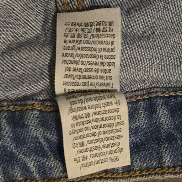 Pink Victoria's Secret Wide Leg Jeans Size 4 Hippie 70's Inspired Preppy - Picture 6 of 8